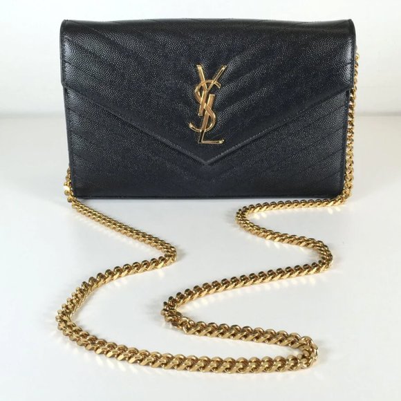 Saint Laurent (YSL) Cassandre Wallet on Chain - Picture 3 of 4